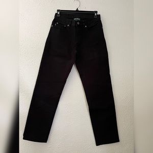 Vintage High Waisted Ralph Lauren Jeans in Black